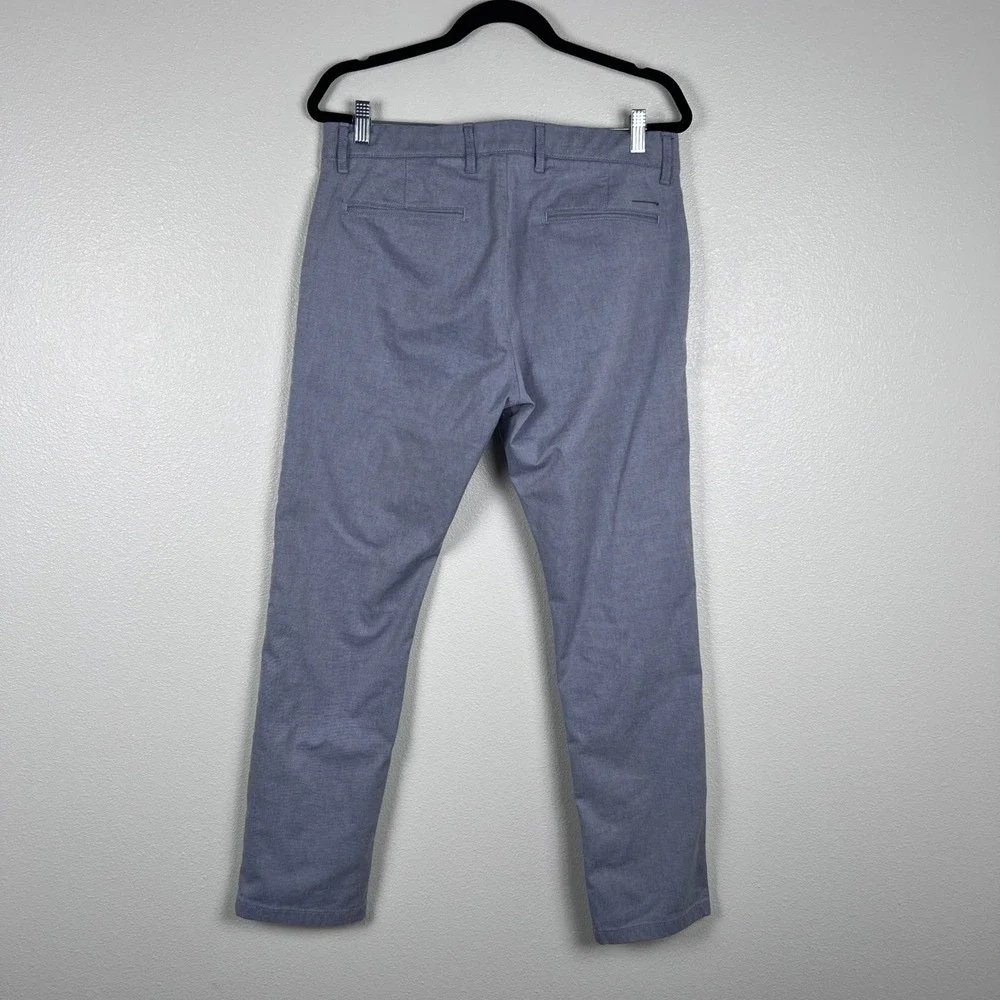 J. Crew Men's Oxford Tech Slim‎ Pant Blue Sz 32x30